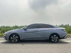 2023 Hyundai Elantra 1.5L CVT GLX Elite, синий — фото 7
