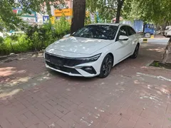 2023 Hyundai Elantra 1.5L CVT GLX Elite, белый — фото 1