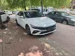2023 Hyundai Elantra 1.5L CVT GLX Elite, белый — фото 3
