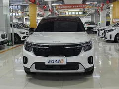 2023 Kia Seltos 1.5L IVT Luxury, белый — фото 2