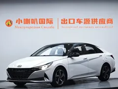 2022 Hyundai Elantra 1.5L CVT LUX Premium, белый — фото 19