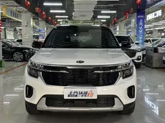 2023 Kia Seltos 1.5L IVT Luxury, белый — фото 2