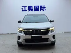 2023 Kia Seltos 1.5L IVT Luxury, белый — фото 2