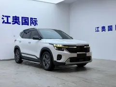 2023 Kia Seltos 1.5L IVT Luxury, белый — фото 3