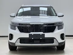 2023 Kia Seltos 1.5L IVT Luxury, белый — фото 2