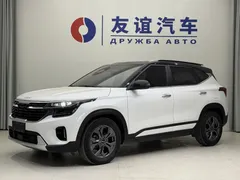2023 Kia Seltos 1.5L IVT Luxury, белый — фото 1