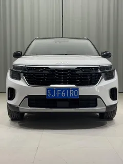 2023 Kia Seltos 1.5L IVT Luxury, белый — фото 3