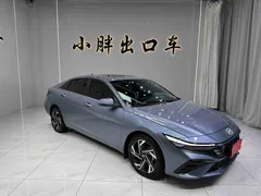 2023 Hyundai Elantra 1.5L CVT LUX Premium, синий — фото 3