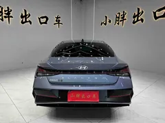 2023 Hyundai Elantra 1.5L CVT LUX Premium, синий — фото 5