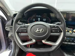 2023 Hyundai Elantra 1.5L CVT LUX Premium, синий — фото 11