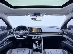 2023 Hyundai Elantra 1.5L CVT GLX Elite, синий — фото 9