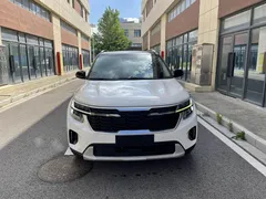 2023 Kia Seltos 1.5L IVT Luxury, белый — фото 2