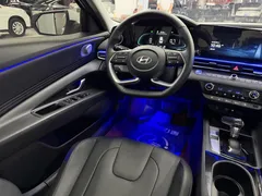 2023 Hyundai Elantra 1.5L CVT LUX Premium, белый — фото 14