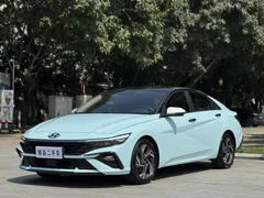 2023 Hyundai Elantra 1.5L CVT GLX Elite, синий — фото 4