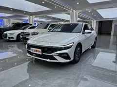 2023 Hyundai Elantra 1.5L CVT GLS Leading, белый — фото 1