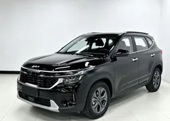 2023 Kia Seltos 1.5L IVT Luxury, чёрный — фото 1