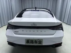 2022 Hyundai Elantra 1.5L CVT LUX Premium, белый — фото 5