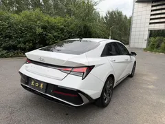 2023 Hyundai Elantra 1.5L CVT GLX Elite, белый — фото 3