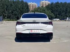 2022 Hyundai Elantra 1.5L CVT LUX Premium, белый — фото 7