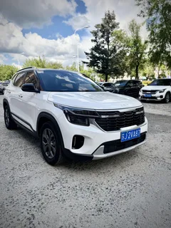 2023 Kia Seltos 1.5L IVT Luxury, белый — фото 3