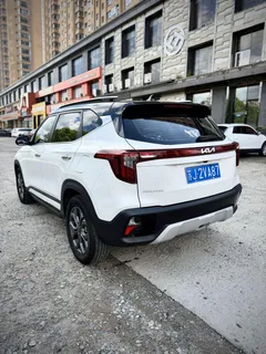2023 Kia Seltos 1.5L IVT Luxury, белый — фото 4