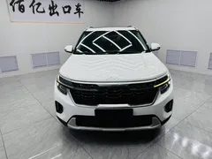 2023 Kia Seltos 1.5L IVT Luxury, белый — фото 2