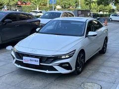 2023 Hyundai Elantra 1.5L CVT GLX Elite, белый — фото 1
