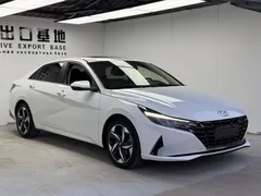 2021 Hyundai Elantra 1.5L CVT LUX Premium, белый — фото 3