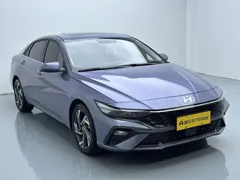 2023 Hyundai Elantra 1.5L CVT GLX Elite, синий — фото 3