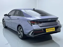 2023 Hyundai Elantra 1.5L CVT GLX Elite, синий — фото 5