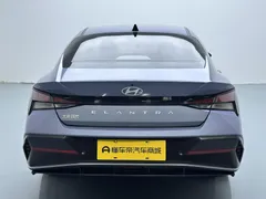 2023 Hyundai Elantra 1.5L CVT GLX Elite, синий — фото 6