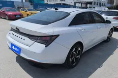 2021 Hyundai Elantra 1.5L CVT GLX Elite, белый — фото 9