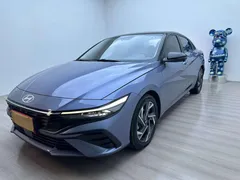2023 Hyundai Elantra 1.5L CVT TOP Flagship, синий — фото 1