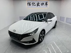2022 Hyundai Elantra 1.5L CVT LUX Premium, белый — фото 1