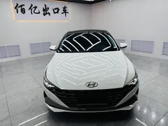 2022 Hyundai Elantra 1.5L CVT LUX Premium, белый — фото 2
