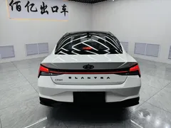 2022 Hyundai Elantra 1.5L CVT LUX Premium, белый — фото 16