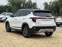 2023 Kia Seltos 1.5L IVT Luxury, белый — фото 6