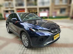 2022 Toyota Harrier 2.0L CVT 2WD Premium, синий — фото 3