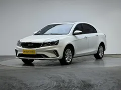 2021 Geely Emgrand UP 1.5L CVT Luxury, белый — фото 1