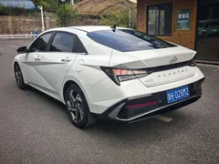 2023 Hyundai Elantra 1.5L CVT GLX Elite, белый — фото 4