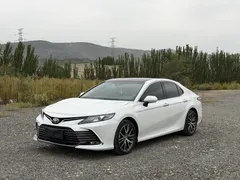 2021 Toyota Camry 2.5G Luxury, белый — фото 1