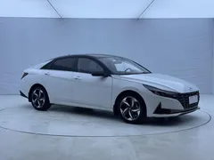 2022 Hyundai Elantra 1.5L CVT LUX Premium, белый — фото 3