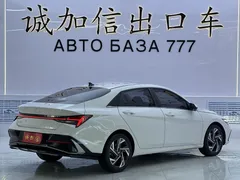 2023 Hyundai Elantra 1.5L CVT LUX Premium, белый — фото 6