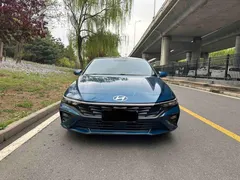 2023 Hyundai Elantra 1.5L CVT GLX Elite, синий — фото 3