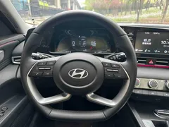 2023 Hyundai Elantra 1.5L CVT GLX Elite, синий — фото 8