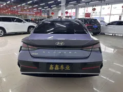 2023 Hyundai Elantra 1.5L CVT GLX Elite, синий — фото 4