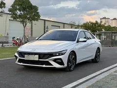 2023 Hyundai Elantra 1.5L CVT GLX Elite, белый — фото 1
