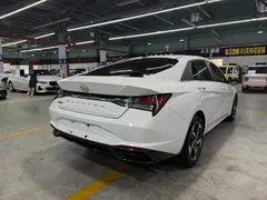 2022 Hyundai Elantra 1.5L CVT LUX Premium, белый — фото 7