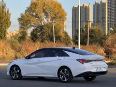 2022 Hyundai Elantra 1.5L CVT Flagship TOP, белый — фото 6