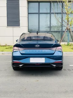 2022 Hyundai Elantra 1.5L CVT GLX Elite, синий — фото 5